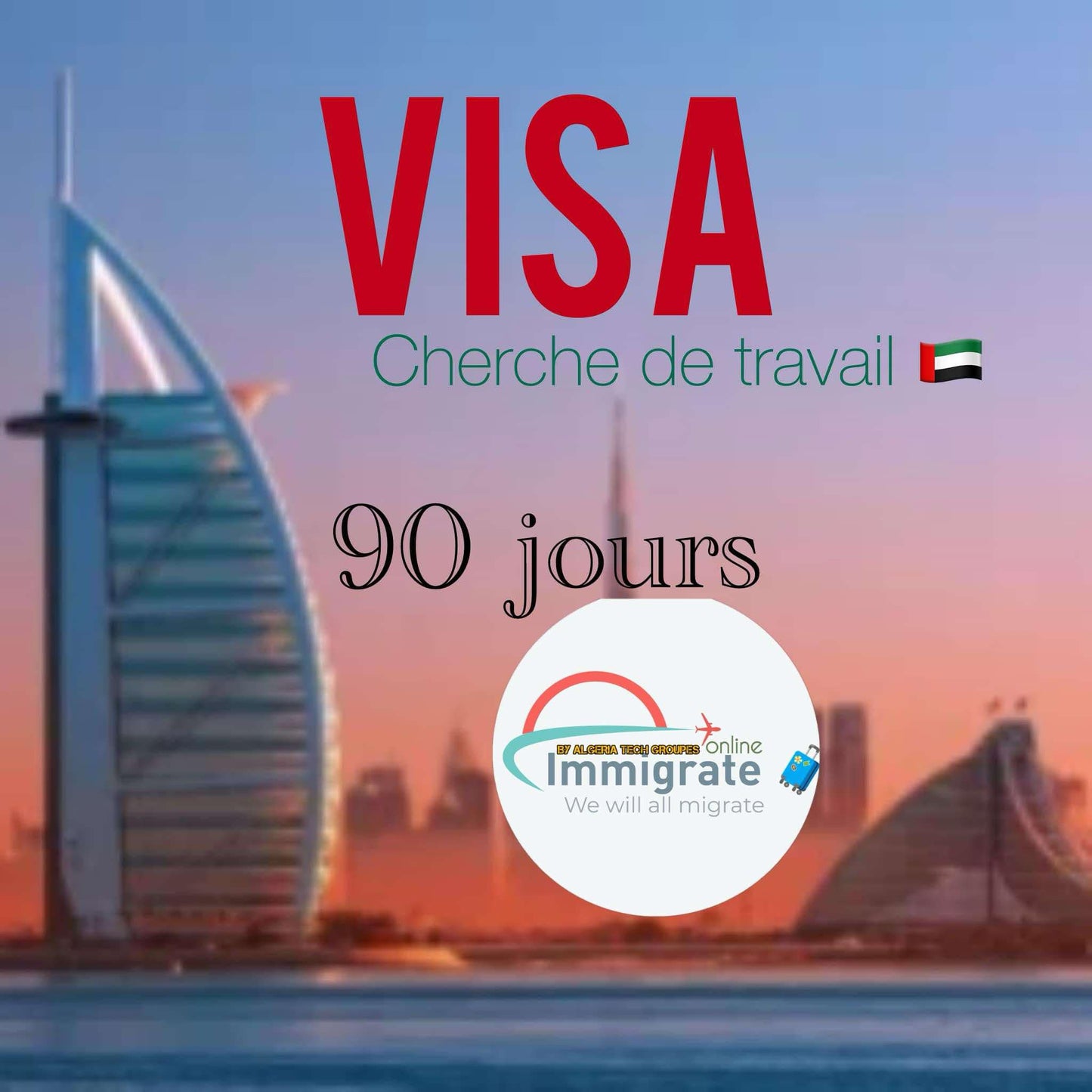 visa cherche de travail d Émirats