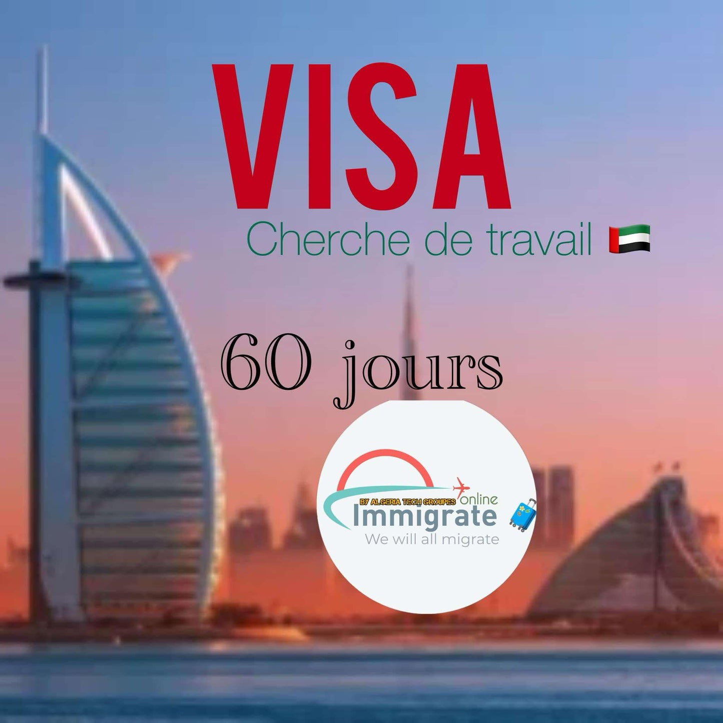 visa cherche de travail d Émirats