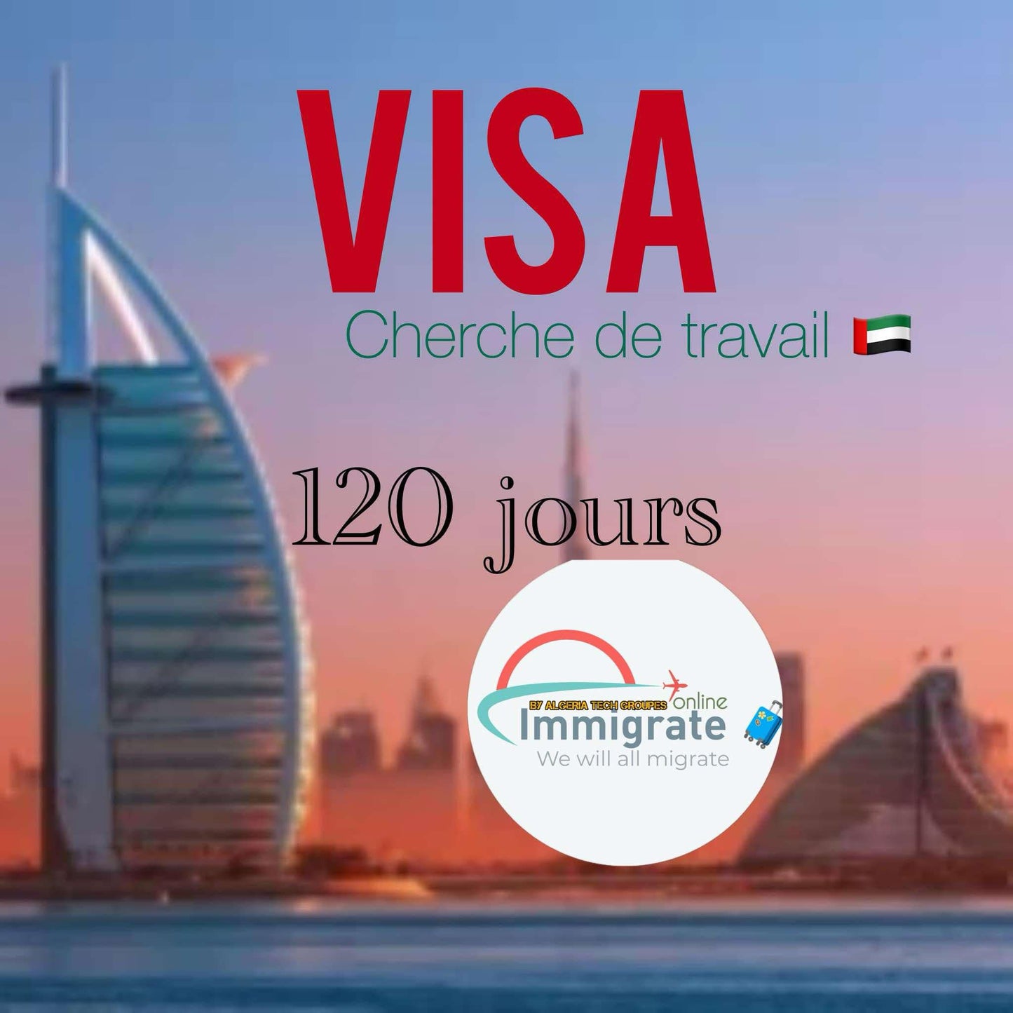 visa cherche de travail d Émirats