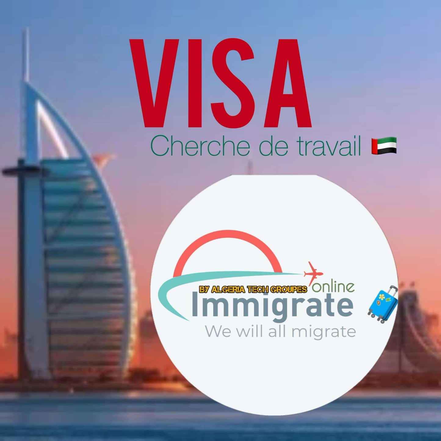 visa cherche de travail d Émirats